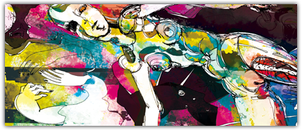 I love you Alone canvas